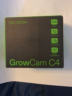 VIVOSUN GrowCam C4 Indoor Timelapse Camera - Black & Green Box